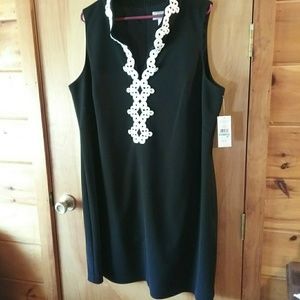 NWT J Howard black knit dress